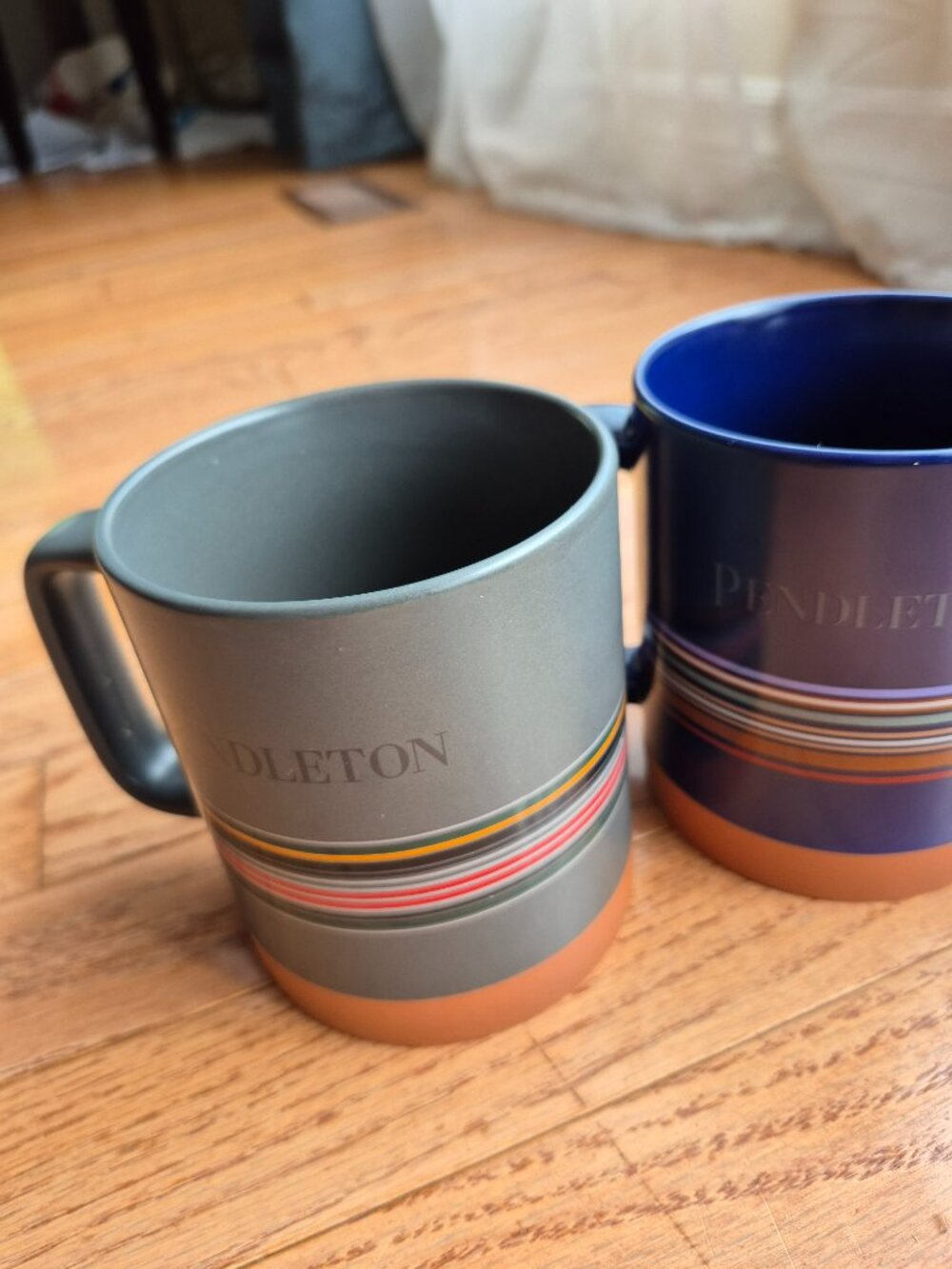 Pendleton National Parks collectible Mugs Stonewear Set Of 3 Blue, Grey & Green - Picture 8 of 10